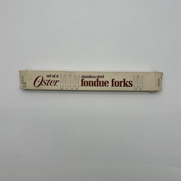 Oster Other - Oster Stainless Steel Fondue Forks Set of 6 in Box Model‎ 20387 Kitchen Utensils